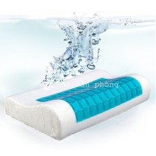 Gối ngủ cao su non gel mát GDH-02