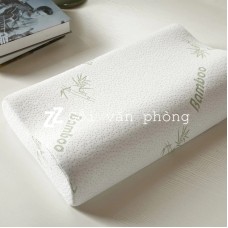 Gối cao su non Bamboo vải sợi tre GDH-03