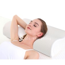 Gối cao su non lượn sóng vỏ trắng GDH-06