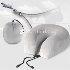 Gối chữ U du lịch gắn liền túi đựng GLC-09