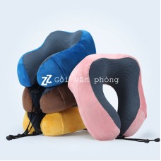 Gối chữ U cao su non kèm túi đựng GLC-10