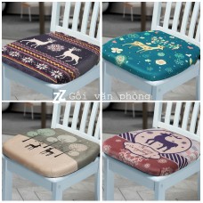 Gối lót ghế (đệm ngồi) ghế gỗ bàn ăn nhiều hình GLM-11