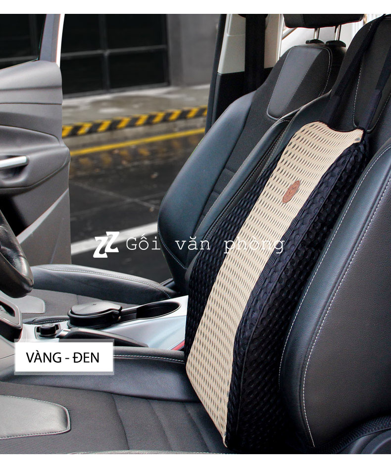 dựa lưng màu vàng