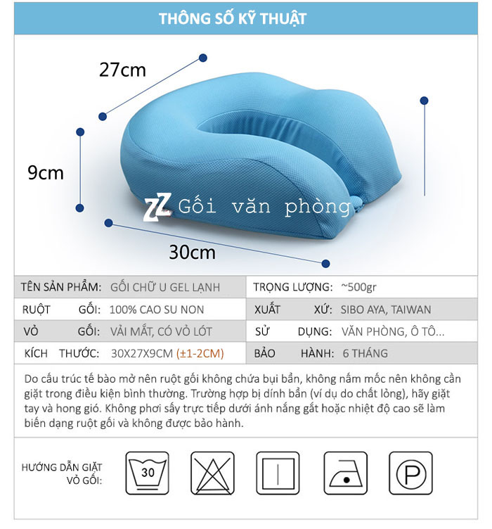 Kích thước gối