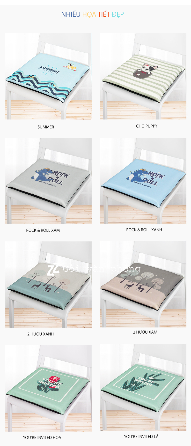 đệm ngồi hình đẹp