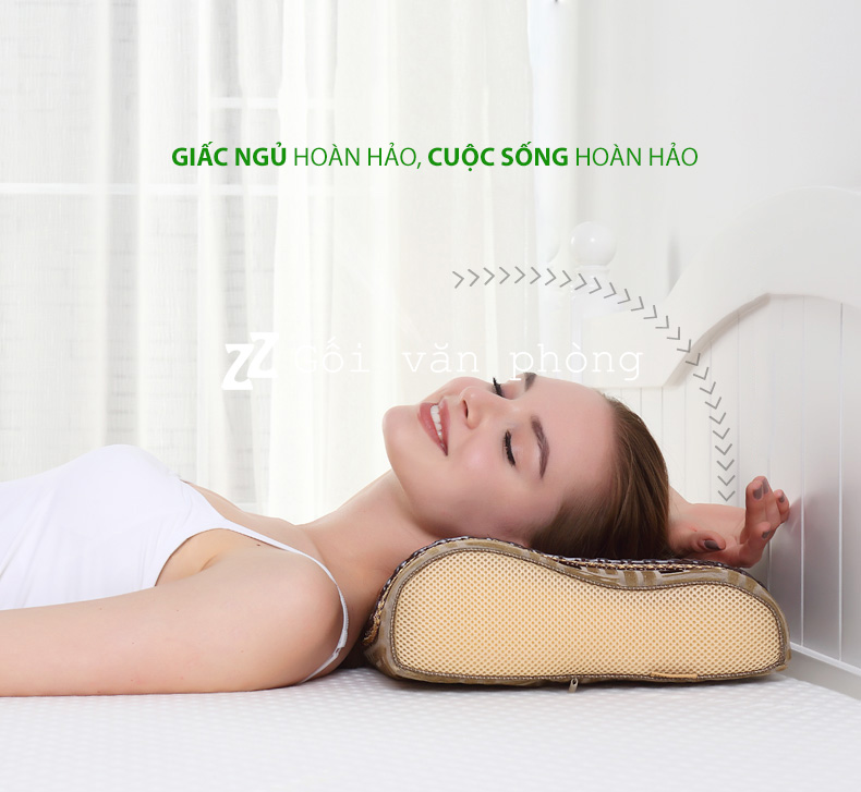 gối ngủ trúc mát